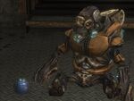 A Unggoy with a Plasma grenade in Halo: Reach.
