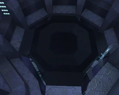 The octagonal elevator as seen in Installation 04.