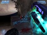 A plasma rifle overheating in Halo: CE.
