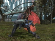 Kig-Yar Mayor enfurecido en Halo: Reach