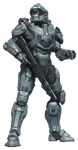 Full body render of Fred in Halo 5.