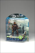 The brown ODST Spartan in its packaging.