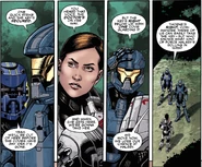 Sarah Palmer con sus SPARTANs