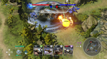 A Banished Scarab using its focus cannon in the Halo Wars 2 Blitz Beta.