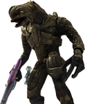 A transparent render of the Arbiter as he appears in Halo 3.