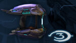 A render of the plasma rifle in Halo 3.
