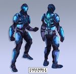 Concept art of Forerunner armor.