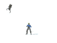 Base de animación de un Drone tomando a un Marine para Halo 2