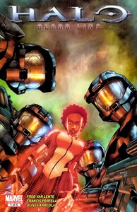 Front cover of Issue 1 Halo: Blood Line