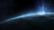 La superficie de Draetheus V