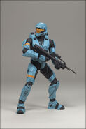 Figura de Spartan ODST azul