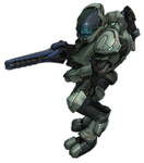 Sangheili Ranger as it appears in Halo: Reach.