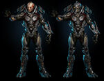 The Didact with his combat skin.