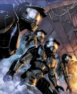 Equipo Negro saliendo de las cámaras crio