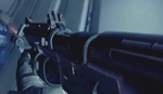 The M45 shotgun model from Halo: Reach being used in Halo 4 as a placeholder.