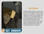 SGT. Hauser Card.