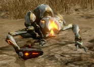 Vista de un Crawler en Halo 5: Guardians