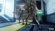 2 Soldados Prometeos en el modo Warzone de Halo 5: Guardians
