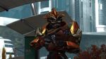 A Major Sangheili wielding a concussion rifle seen in the Halo: Reach E3 Firefight trailer.