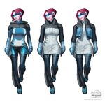 Concept art of a human female during the Fall of Reach.