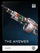 The Answer REQ card.