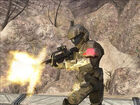 An ODST soldier fighting on the Ark.
