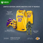 Jersey y control de los Lakers Edición Limitada