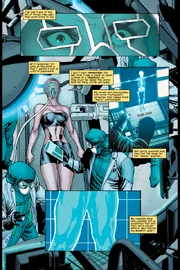 Sarah Palmer receiving her augmentations.