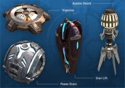 Various equipment from Halo 3