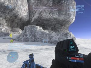 Jugador obteniendo la medalla en Halo 3