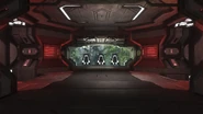 Interior de la base roja