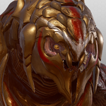 Render of Thel 'Vadam's face.