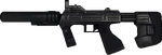 A transparent render of the weapon in Halo 3: ODST.