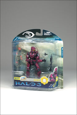 Halo 3 Series 2 Red CQB Spartan Soldier Action Figure