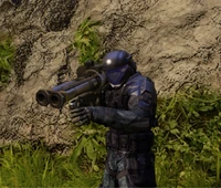 Un ODST con un Lanzacohetes en Halo 2: Anniversary