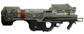 The concept art of the M6 Spartan Laser before the Halo 3 Beta.