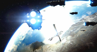  above Earth.