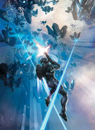 Portada de Halo: Escalation Parte 21 hecha por Isaac Hannaford