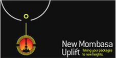 An ad for New Mombasa Uplift, with the Orbital Elevator in its logo.