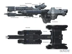 H3 Frigate Concept art.jpg (29 KB) Concept art of the Andraste by Isaac Hannaford.