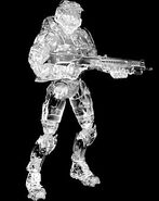 The Active camouflage Master Chief action figure.