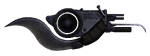 An in-game right-side view of the Brute Shot in Halo 3.