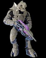 The Arbiter with a Covenant Carbine.