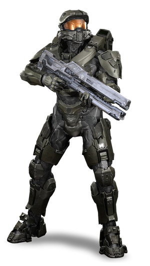 Master Chief con Railgun - Halo 4