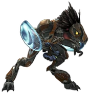 Ein Skirmisher Champion mit zwei schmalen Schildhandschuhen