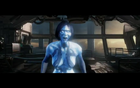 A screenshot of one image shown in the trailer following the campaign level shown at E3 2012. It shows Cortana in a rampant state