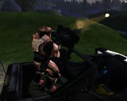 Spartan Lanzando un Cohete Hacia la Otra Base
