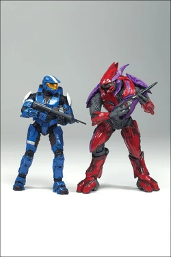 Figurine Halo McFarlane - Red Team Leader Master Chief - Occasion