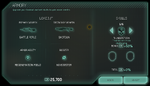 The Thunderstorm Skull viewed in the Halo: Spartan Strike loudout menu.