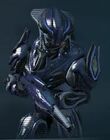 A Sangheili Zealot in Halo: Reach.